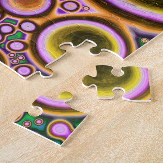 Kleurrijke digitale kunstkleurschilderingen met bl legpuzzel (Zijkant)