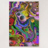 Kleurrijke digitale kunstkleurschilderingen met bl legpuzzel (Verticaal)