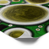 Kleurrijke digitale kunstkleurschilderingen met bl poster (Hoek)