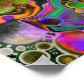 Kleurrijke digitale kunstkleurschilderingen met bl poster (Hoek)