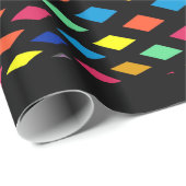 Kleurrijke digitale regenboog cadeaupapier (Rol Hoek)