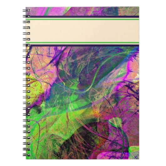 Kleurrijke dimensies notitieboek (Voorkant)