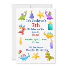 Kleurrijke Dino Kids Verjaardag