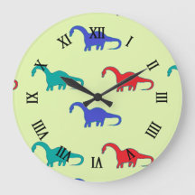 Kleurrijke dino op groen