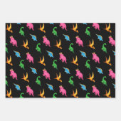 KLEURRIJKE DINO'S INPAKPAPIER VEL (Voorkant 2)