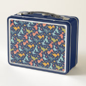 Kleurrijke dinosaurus cartoon schattige patroonnaa (Achterkant)