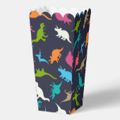 Kleurrijke dinosaurus Dino Schattigee moderne Kind Bedankdoosjes (Voorkant)