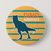Kleurrijke dinosaurus jurassic dier T-rex Ronde Button 7,6 Cm (Voorkant)