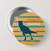 Kleurrijke dinosaurus jurassisch dier T-rex Ronde Button 7,6 Cm (Voorkant /achterkant)
