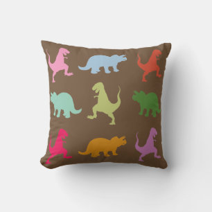 Kleurrijke Dinosaurus Kussensloop Kussen