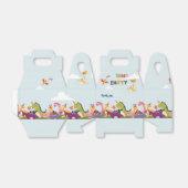 Kleurrijke dinosaurus verjaardagsfeestgunst doos bedankdoosjes (Uitgevouwen)