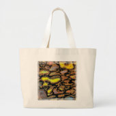Kleurrijke Dinosaurusbot Grote Tote Bag (Voorkant)