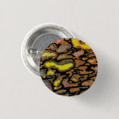 Kleurrijke Dinosaurusbot Ronde Button 3,2 Cm (Voorkant /achterkant)