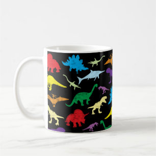 Kleurrijke dinosaurussen Kinder Patroon Koffiemok