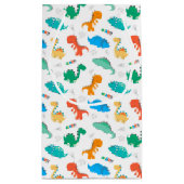 Kleurrijke Dinosaurussen Kinderen Verjaardagsfeest Klein Cadeauzakje (Achterkant)