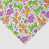 Kleurrijke dinosaurussen voor kinderen tissuepapier (Detail)