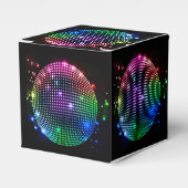 Kleurrijke Disco Ball Gift/Party Favor Box Bedankdoosjes (Voorkant Zijde)