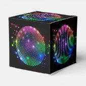 Kleurrijke Disco Ball Gift/Party Favor Box Bedankdoosjes (Achterkant)