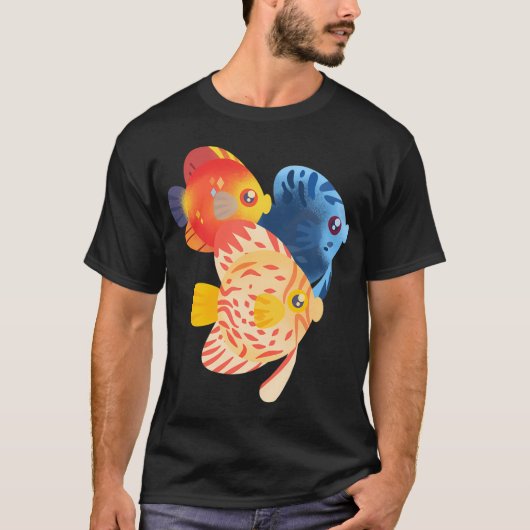 Kleurrijke Discus T-shirt (Voorkant)