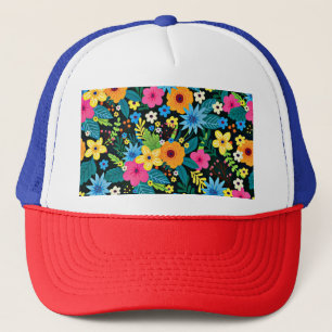 Kleurrijke Ditsy Bloemen Bloemendesign-43785 Trucker Pet