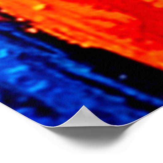 Kleurrijke diverse menselijke verbinding kunst poster (Hoek)