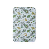 Kleurrijke diverse veren badmat (Voorkant Verticaal)