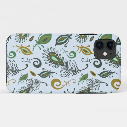 Kleurrijke diverse veren Case-Mate iPhone case (Achterkant (horizontaal))