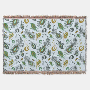 Kleurrijke diverse veren deken