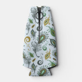 Kleurrijke diverse veren flesjeskoeler (Achterkant)