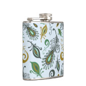 Kleurrijke diverse veren heupfles (Rechts)