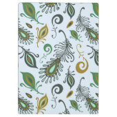 Kleurrijke diverse veren klembord (Achterkant)