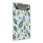 Kleurrijke diverse veren mini klembord (Schuin)
