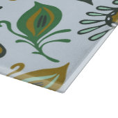 Kleurrijke diverse veren snijplank (Hoek)