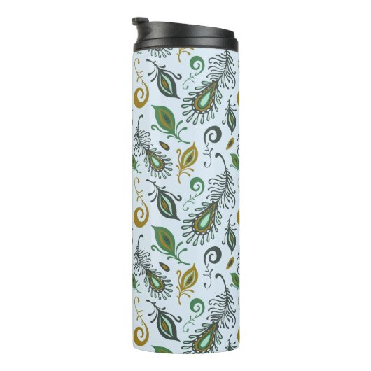 Kleurrijke diverse veren thermosbeker (Geroteerd rechts)