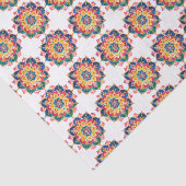 Kleurrijke Diwali Gift Tissuepapier (Detail)