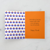 Kleurrijke Diwali Lamp Diya Kaart (Binnen)