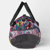 Kleurrijke doedel bloemen print gesneden naaizak plunjezak (Rechts)