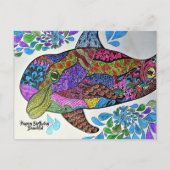 KLEURRIJKE DOLFĲN | Kleurboek Postkaart (Voorkant)