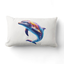 Kleurrijke Dolfijn Mooie Kunst