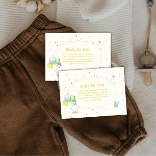 Kleurrijke Domme Gans Ballon Boeken Voor Baby Show Informatiekaartje