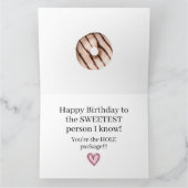 Kleurrijke Donut Vouwkaart Kaart (Binnen)