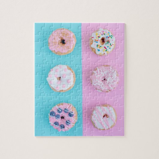 Kleurrijke donuts 5 tot 7 jaar oud 110 stuks legpuzzel (Verticaal)