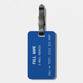 Kleurrijke Donuts Bagagelabel (Achterkant verticaal)