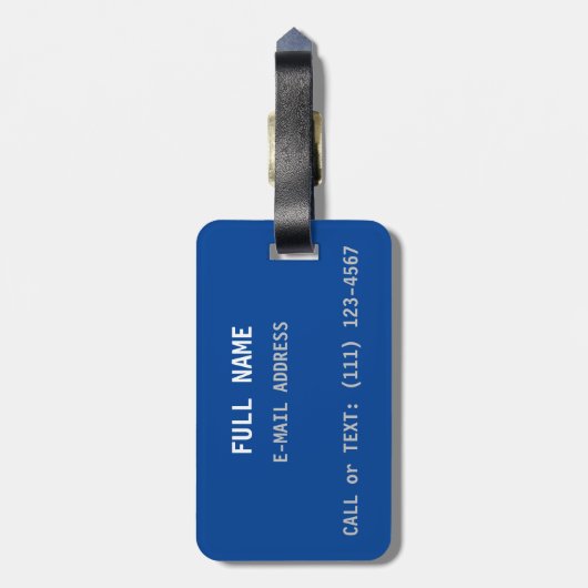 Kleurrijke Donuts Bagagelabel (Achterkant verticaal)