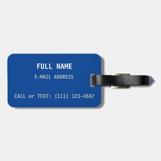 Kleurrijke Donuts Bagagelabel (Achterkant horizontaal)