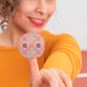 Kleurrijke donuts Classic Round Sticker