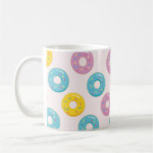 Kleurrijke donuts met sprinkelspatroon koffiemok (Links)