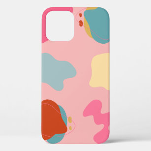 Kleurrijke Doodle Blobs Iphone Case