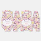 Kleurrijke Doodle Bloem Potlood Schets Baby Shower Bedankdoosjes (Ongevouwen)