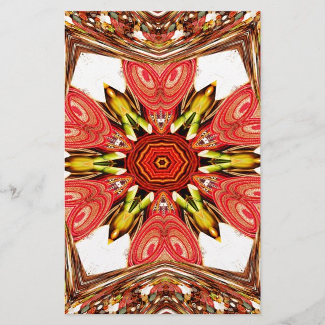 Kleurrijke doodle flora hart naadloze ster.jpg (Voorkant)